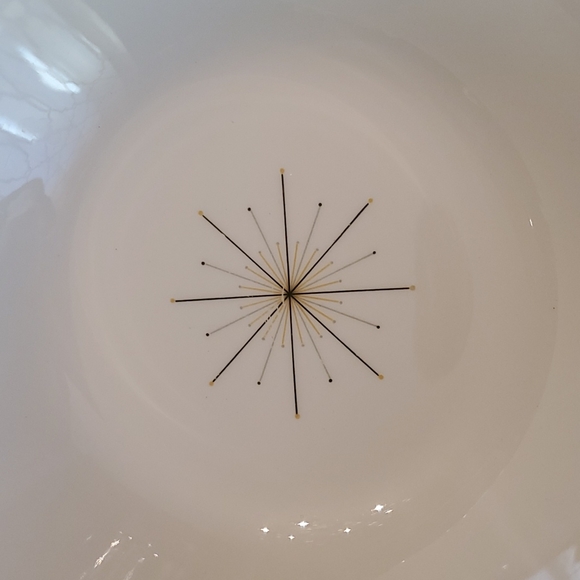 VINTAGE HOMER LAUGHLIN ATOMIC MODERN STAR SAUCE DISH - Picture 2 of 6